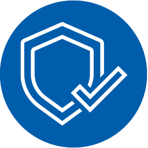 shield with checkmark icon